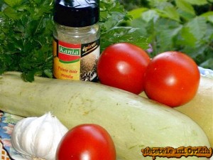 ingrediente pentru salata de dovlecei
