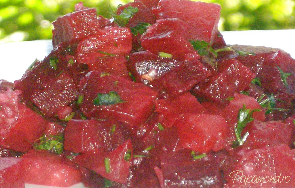 salata marocana de sfecla rosie