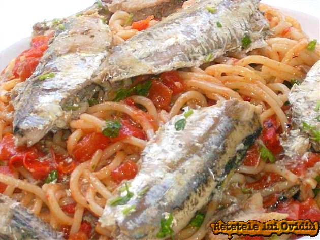 reteta de paste cu sardine