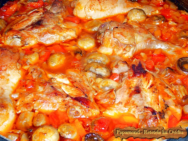 Pulpe de pui grijite la cuptor. Servite cu piure de linte roșie - www.papamond.ro  (11)