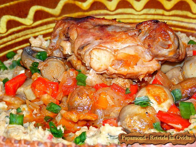 Pulpe de pui grijite la cuptor. Servite cu piure de linte roșie - www.papamond.ro  (15)