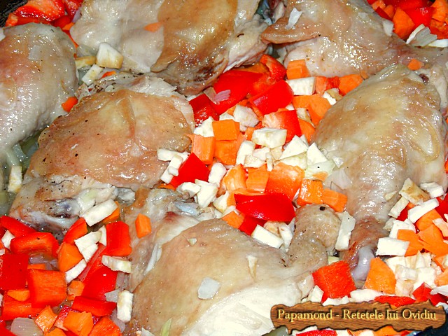 Pulpe de pui grijite la cuptor. Servite cu piure de linte roșie - www.papamond.ro  (3)