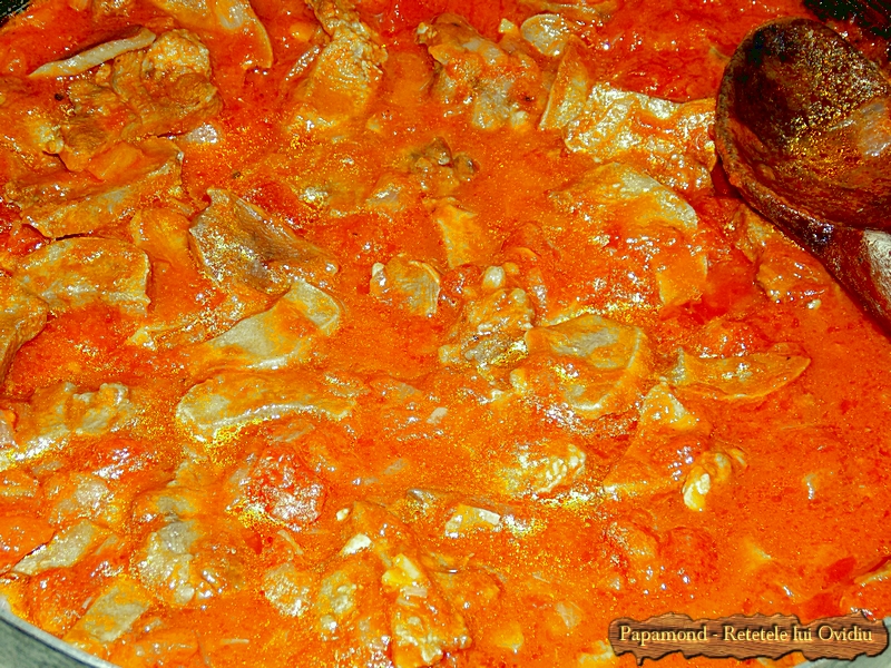 Limba de porc cu sos tomat - Papamond 5