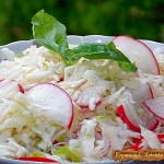 Articole culinare : Salata de telina, ridichi si mere verzi