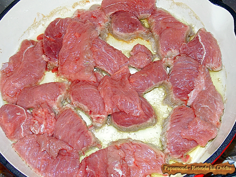 Carne de vita cu gnocchi in sos de rosii (1)